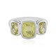 Anello in argento con Quarzo Ouro Verde