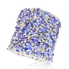 Anello in argento con Tanzanite (Dallas Prince Designs)
