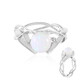 Anello in argento con Opale di Welo AAA (de Melo)