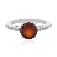 Anello in argento con Granato Essonite