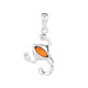 Ciondolo in argento con Ambra Baltica (dagen)