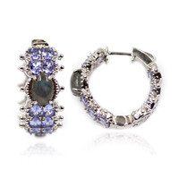 Orecchini in argento con Labradorite (Dallas Prince Designs)