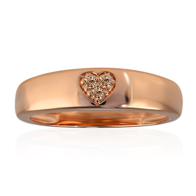 Anello in oro con Diamante Rose de France SI1 di Argyle (Annette)