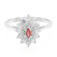 Anello in argento con Rubino Malawi