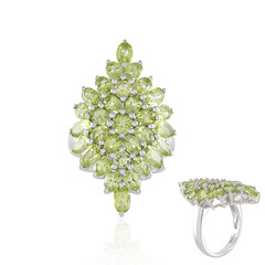 Anello in argento con Peridoto