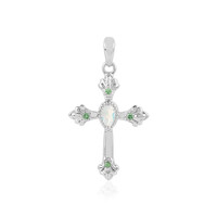 Ciondolo in argento con Opale di Welo