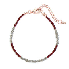 Bracciale in argento con Rubino Tanzania