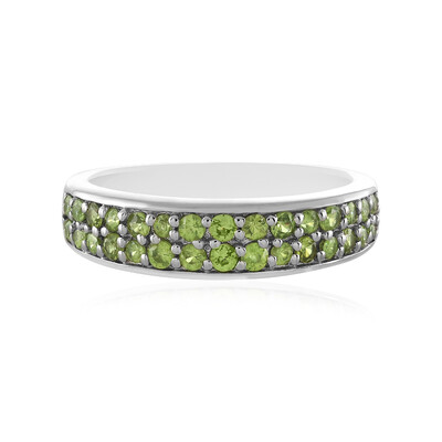 Anello in argento con Demantoide Russo