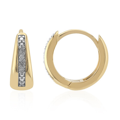 Orecchini in argento con Diamante I3 (I)