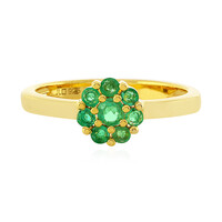 Anello in argento con Smeraldo Colombiano