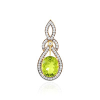 Ciondolo in argento con Peridoto Arizona