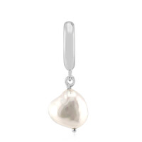 Ciondolo in argento con Perla d'Acqua Dolce Bianca (TPC)