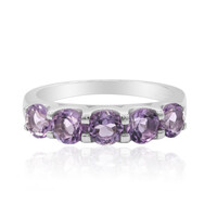 Anello in argento con Ametista