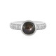 Anello in argento con Zaffiro Stellato Nero