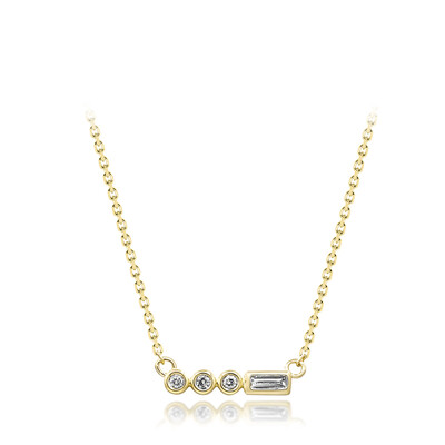 Collana in oro con Diamante SI2 (H) (CIRARI)