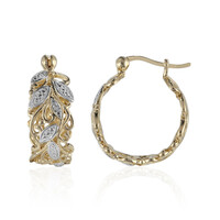 Orecchini in argento con Diamante I3 (I)
