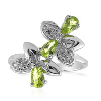 Anello in argento con Peridoto