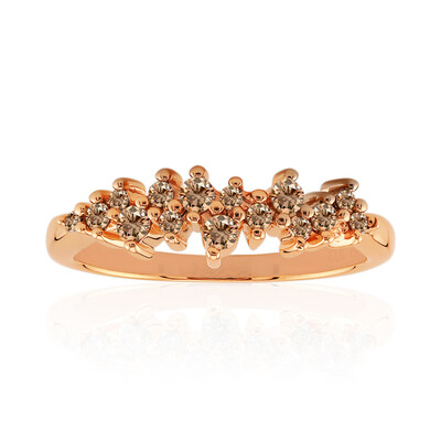 Anello in oro con Diamante Rose de France SI1 di Argyle (Annette)