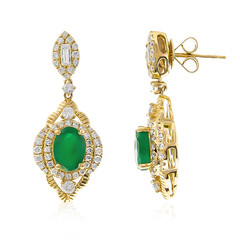 Orecchini in oro con Smeraldo Zambia (CIRARI)