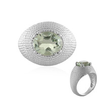 Anello in argento con Ametista Verde