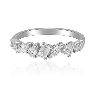 Anello in platino con Diamante SI1 (H) (CIRARI)
