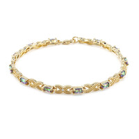 Bracciale in argento con Quarzo Mistico