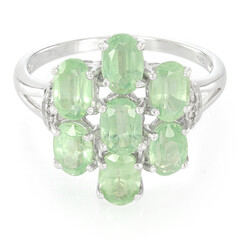 Anello in argento con Cianite Menta