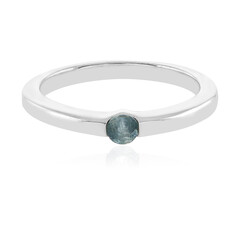 Anello in argento con Acquamarina Santa Maria