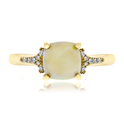 Anello in oro con Opale di Welo AAA