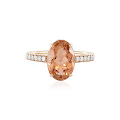 Anello in oro con Tormalina Pesca Brasiliana (AMAYANI)