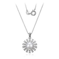 Collana in argento con Perla di Acqua Dolce