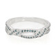 Anello placcato in platino con Diamante Fancy