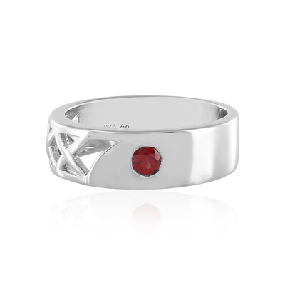 Anello in argento con Rubino Tanzania (de Melo)