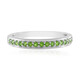 Anello in argento con Diopside Russo