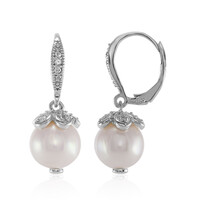 Orecchini in argento con Perla di Acqua Dolce