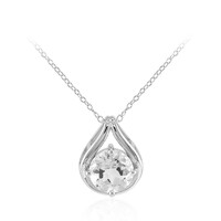 Collana in argento con Topazio Bianco
