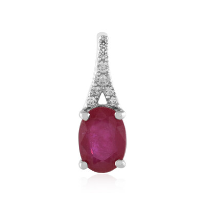 Ciondolo in argento con Rubino Bemainty