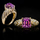 Anello in oro con Kunzite Patroke (de Melo)