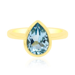 Anello in argento con Topazio Blu Cielo