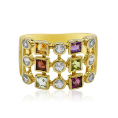 Anello in argento con Citrino