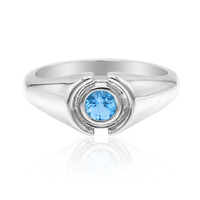 Anello in argento con Acquamarina Santa Maria