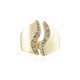 Anello in argento con Diamante Cioccolato I2