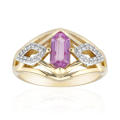 Anello in oro con Zaffiro Rosa del Madagascar (Rifkind 1894 Collection)
