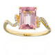 Anello in oro con Tormalina Neon del Congo (Smithsonian)