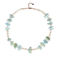 Collana in argento con Acquamarina