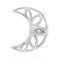 Charm in argento con Diamante SI1 (G)