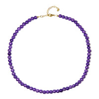 Collana in argento con Perla di Lava Porpora