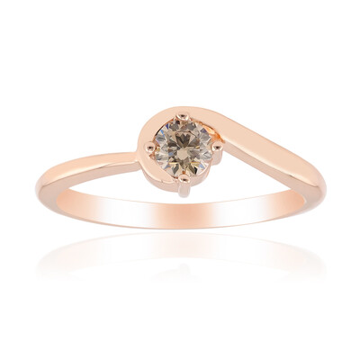 Anello in oro con Diamante Rose de France VS1 di Argyle (Annette)