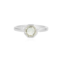 Anello in argento con Ametista Verde