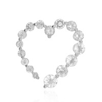 Ciondolo in argento con Topazio Bianco